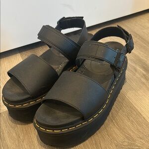 Dr. Martens Black Platform Sandals